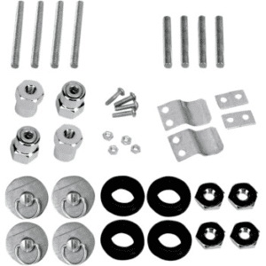 SADDLEMEN S4 Quick-Disconnect Saddlebag Docking Post and Fastener Kit for Harley - Softail 3501-0341