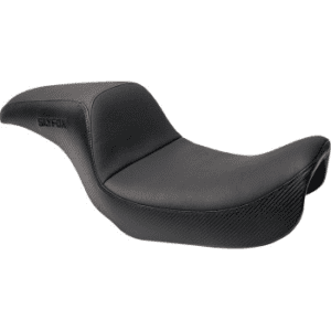 Slyfox Seat - Black Logo - Black Vinyl w/ Slipstop - Carbon Fiber - Dyna 4683A-slyfox