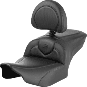 SADDLEMEN Roadsofa™ Carbon Fiber Seat - with Backrest - FLTR/FLHX '23-'24 823-07-185B0