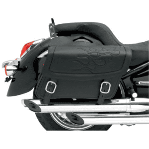 SADDLEMEN Highwayman Tattoo Saddlebags - Flame